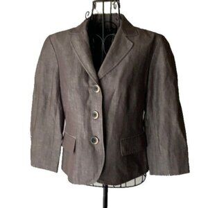 Lafayette 148 | Wool/Linen Grey Blazer